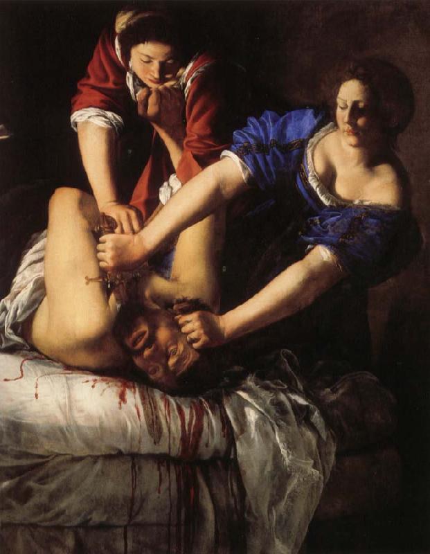Artemisia gentileschi Judith Beheading Holofernes France oil painting art
